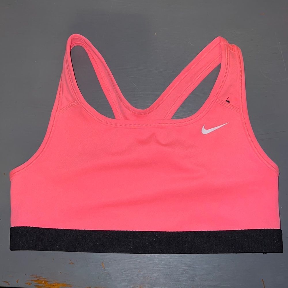 Nike hot pink sports bra